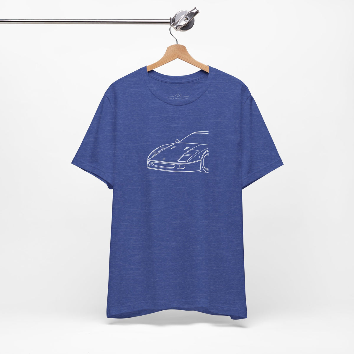 F40 Side-View Silhouette T-Shirt | Supercar Graphic Tee