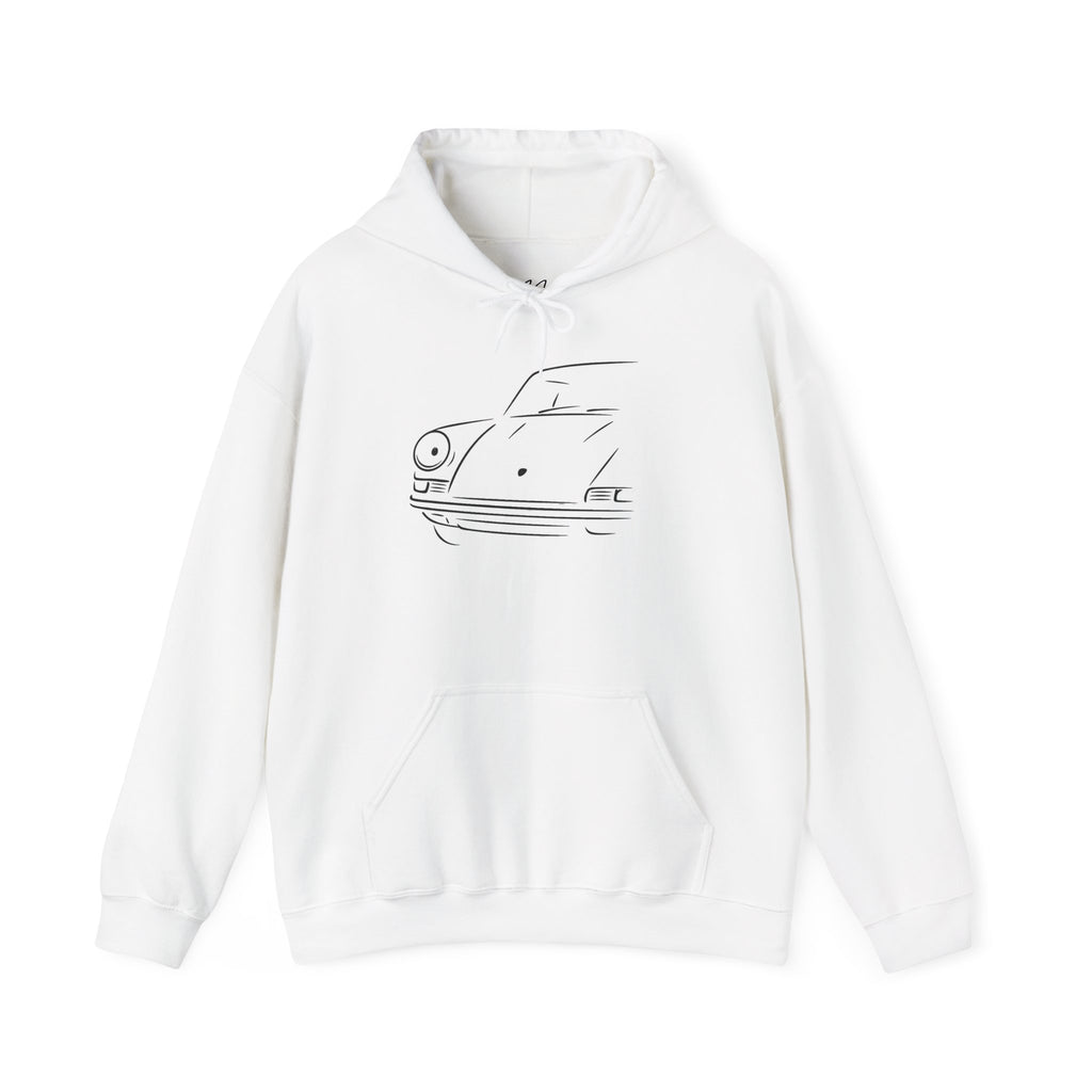 Half front 911 Coupe — Modern Classics Edition Hoodie