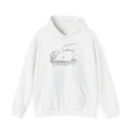 Half front 911 Coupe — Modern Classics Edition Hoodie