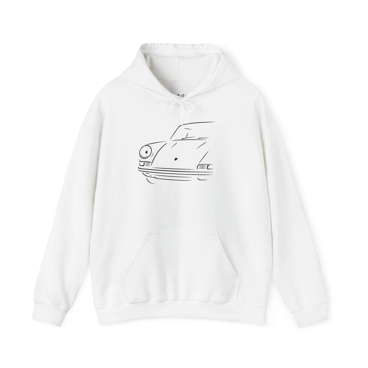 Half front 911 Coupe — Modern Classics Edition Hoodie