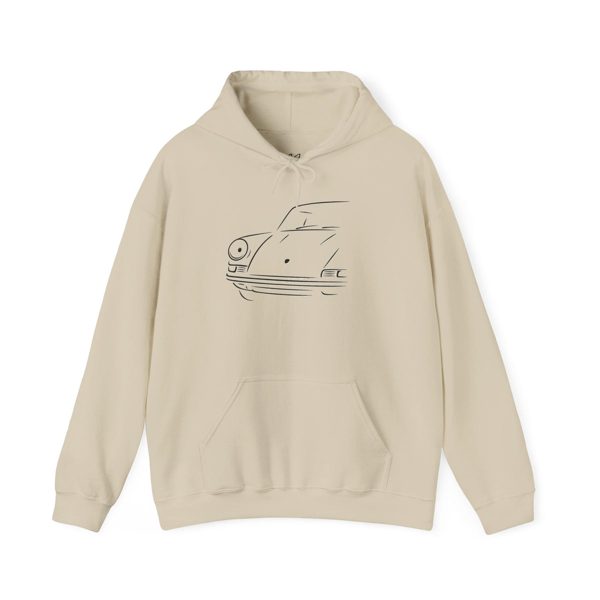 Half front 911 Coupe — Modern Classics Edition Hoodie