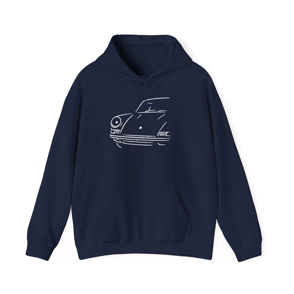 Half front 911 Coupe — Modern Classics Edition Hoodie