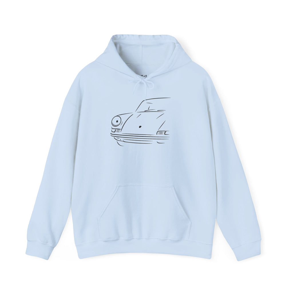 Half front 911 Coupe — Modern Classics Edition Hoodie