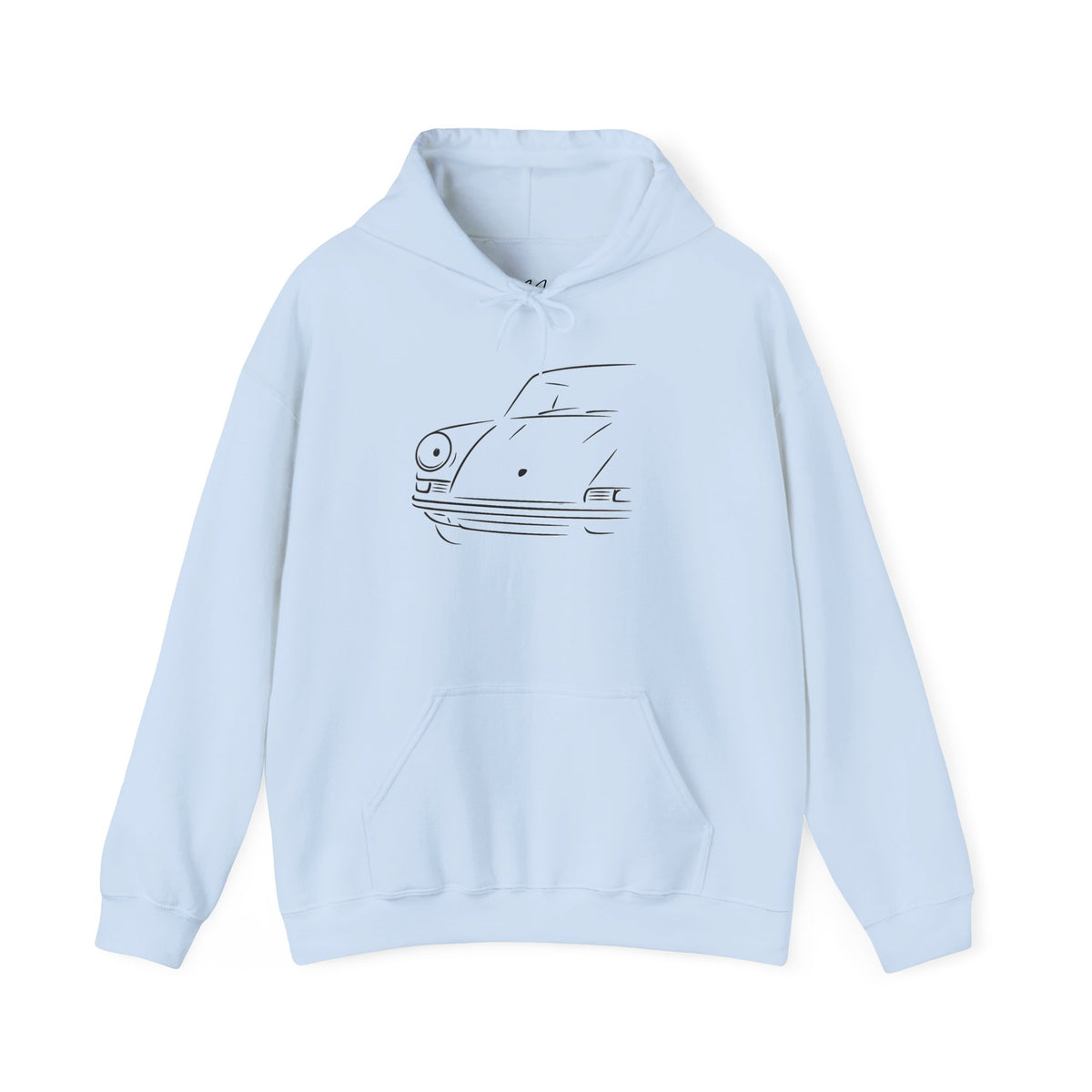 Half front 911 Coupe — Modern Classics Edition Hoodie