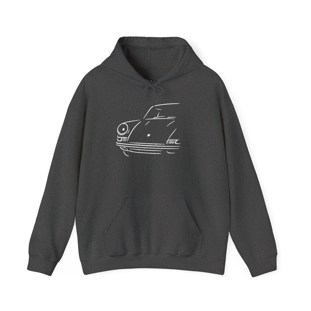 Half front 911 Coupe — Modern Classics Edition Hoodie