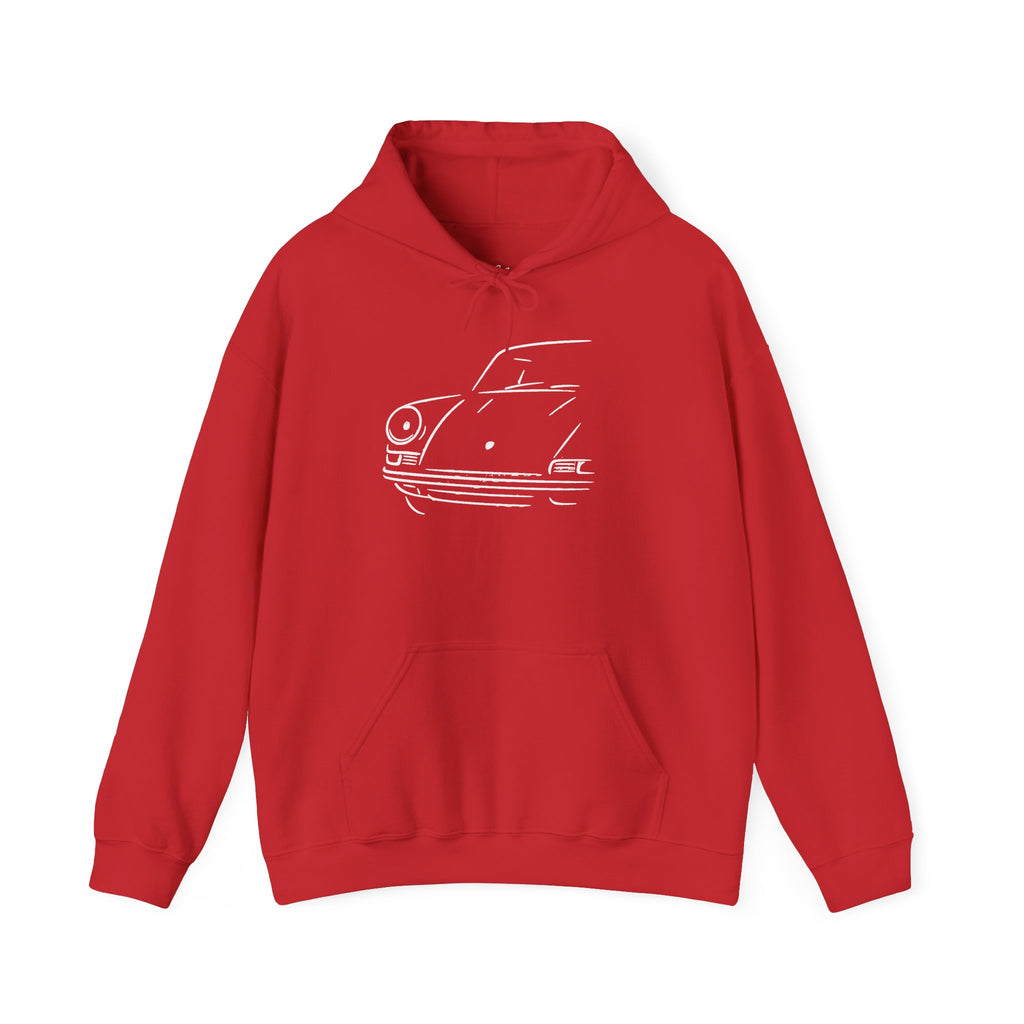 Half front 911 Coupe — Modern Classics Edition Hoodie