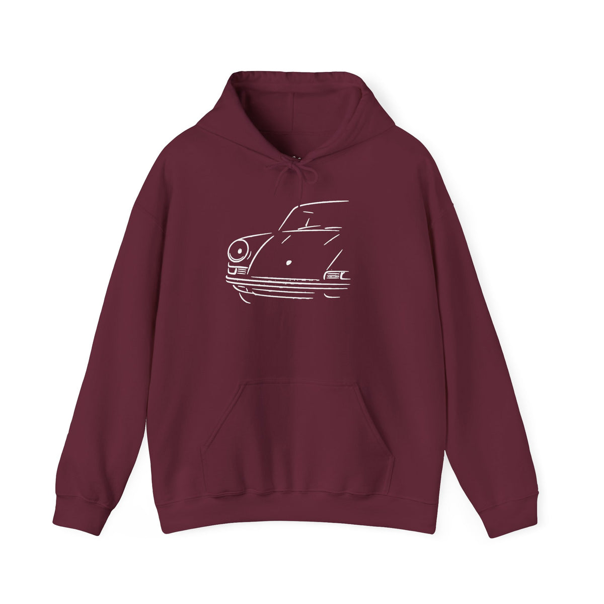Half front 911 Coupe — Modern Classics Edition Hoodie