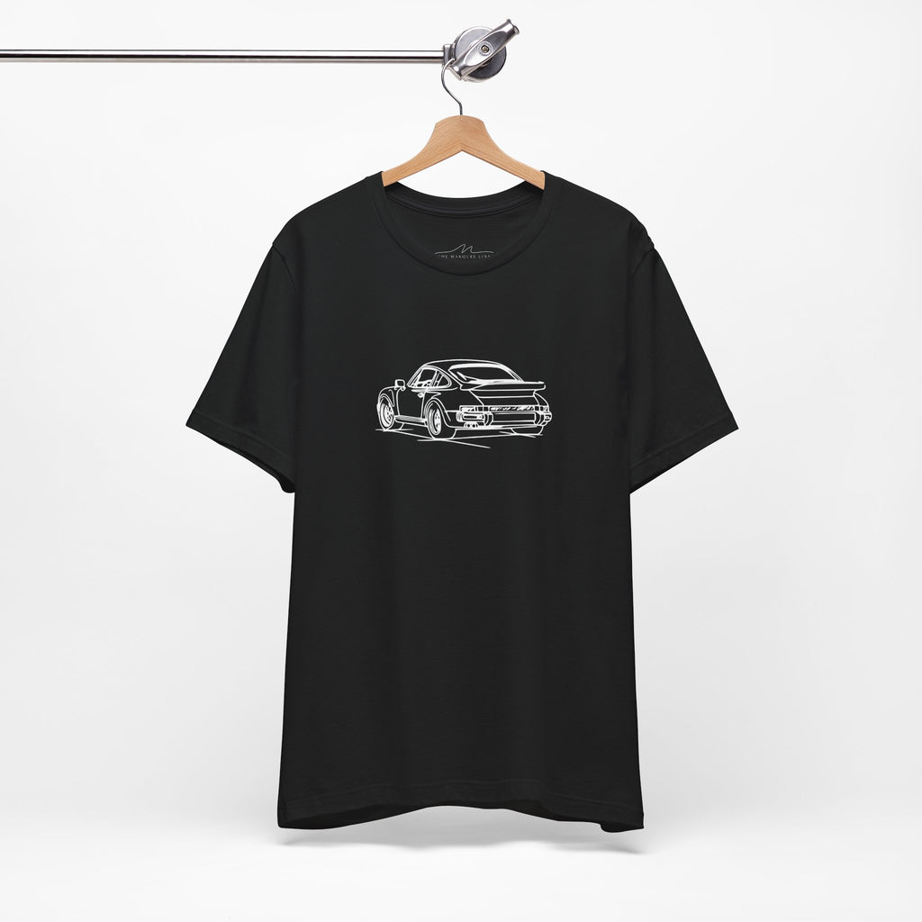 The Sketchbook 911 - Hand-Drawn Vintage Line Art Tee