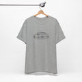 The Sketchbook 911 - Hand-Drawn Vintage Line Art Tee