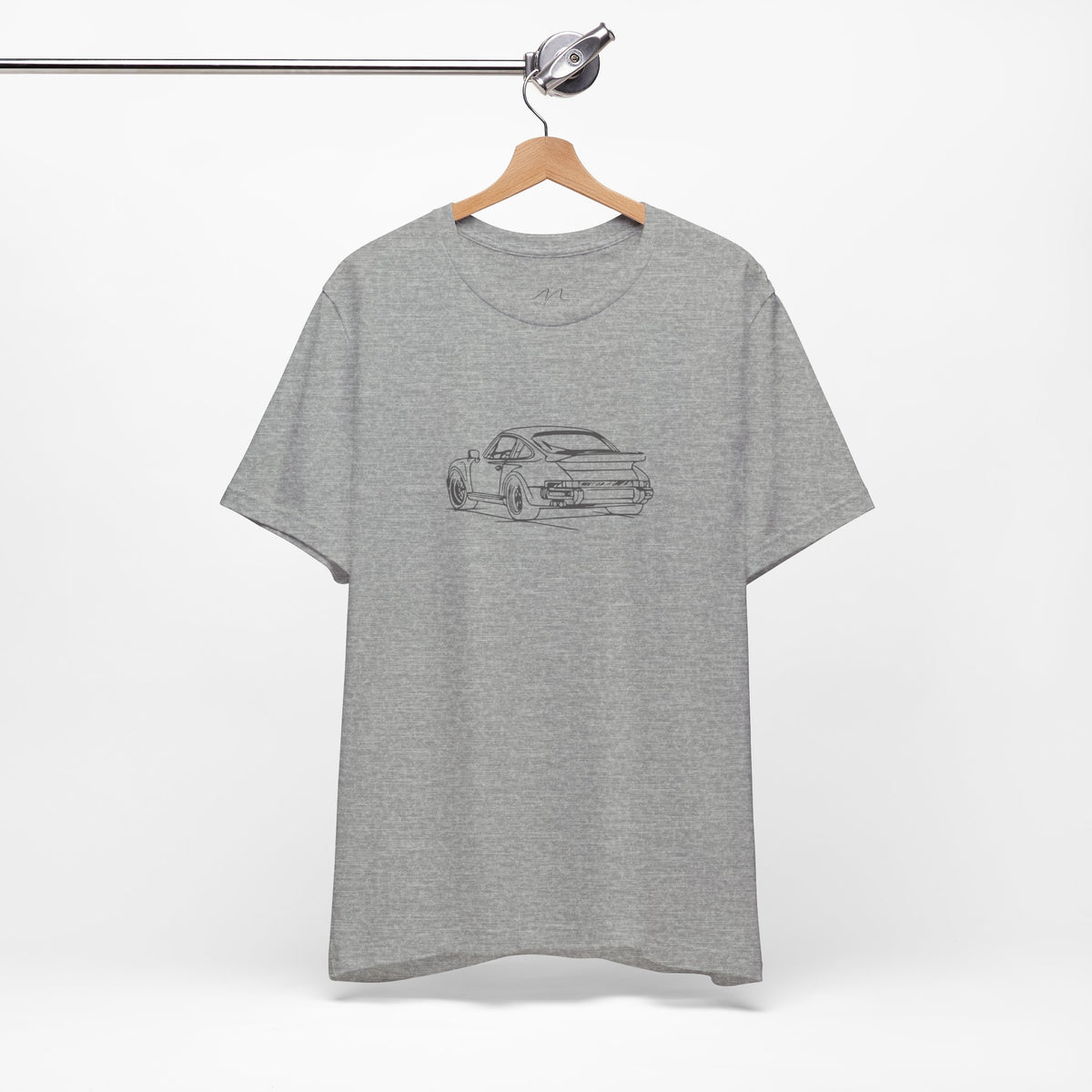 The Sketchbook 911 - Hand-Drawn Vintage Line Art Tee