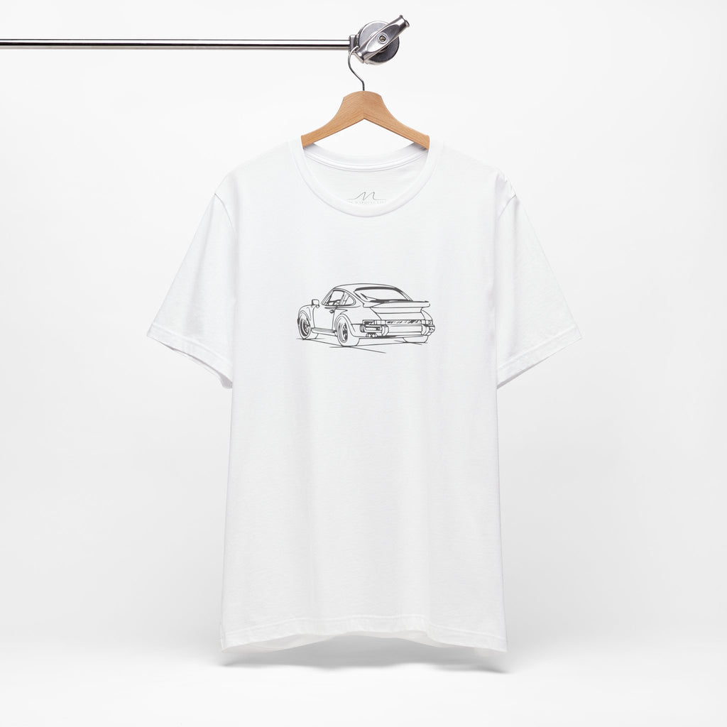 The Sketchbook 911 - Hand-Drawn Vintage Line Art Tee