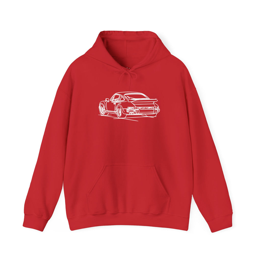 The Sketchbook 911 - Hand-Drawn Vintage Line Art Hoodie