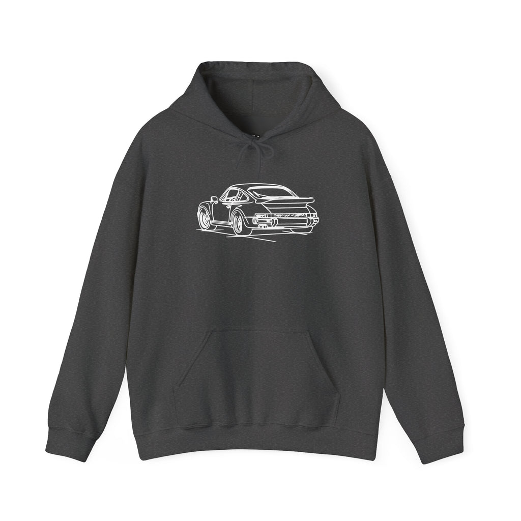The Sketchbook 911 - Hand-Drawn Vintage Line Art Hoodie