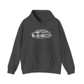 The Sketchbook 911 - Hand-Drawn Vintage Line Art Hoodie