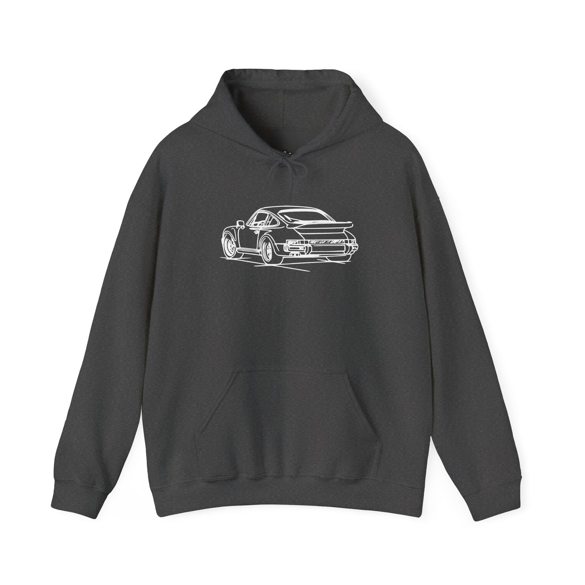 The Sketchbook 911 - Hand-Drawn Vintage Line Art Hoodie