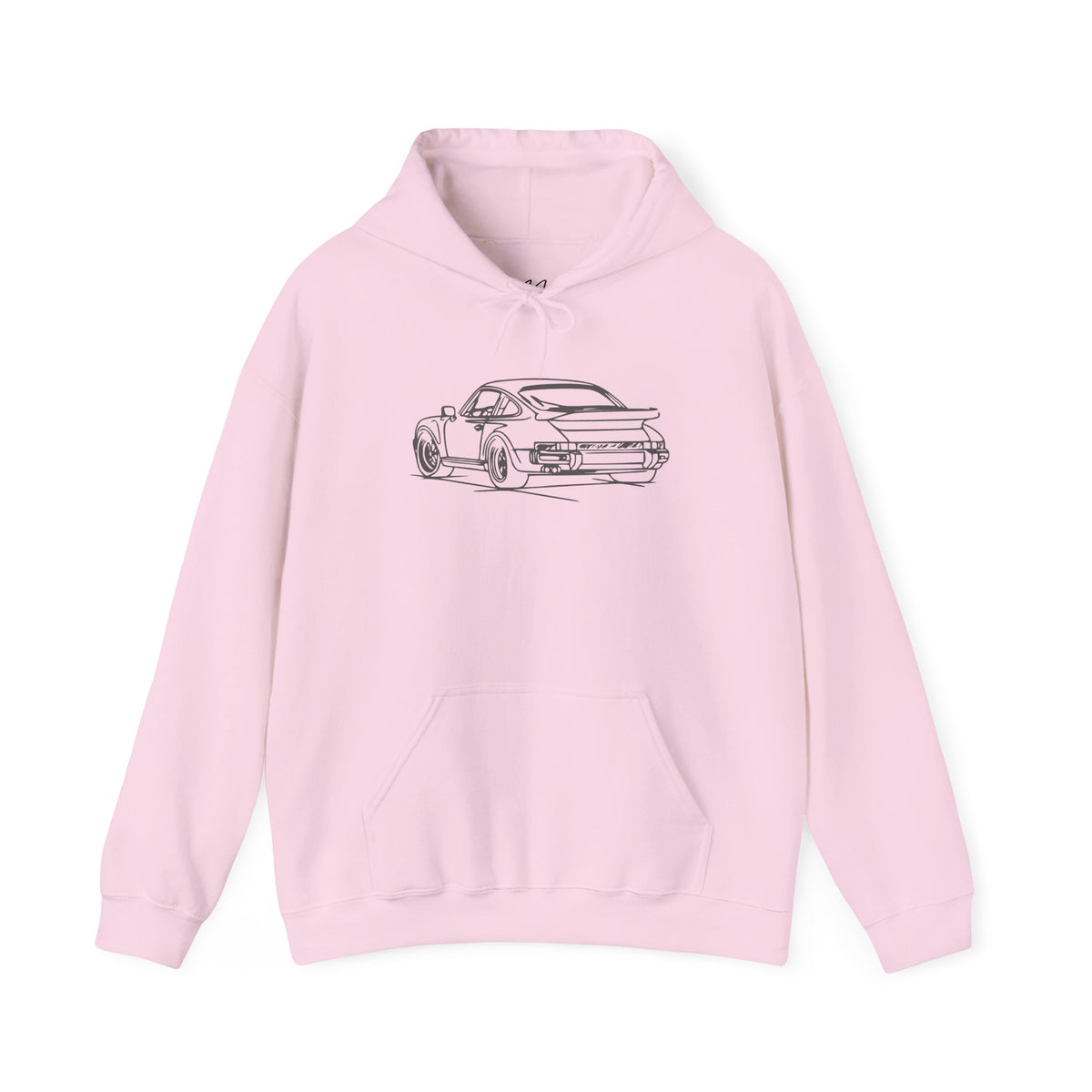 The Sketchbook 911 - Hand-Drawn Vintage Line Art Hoodie